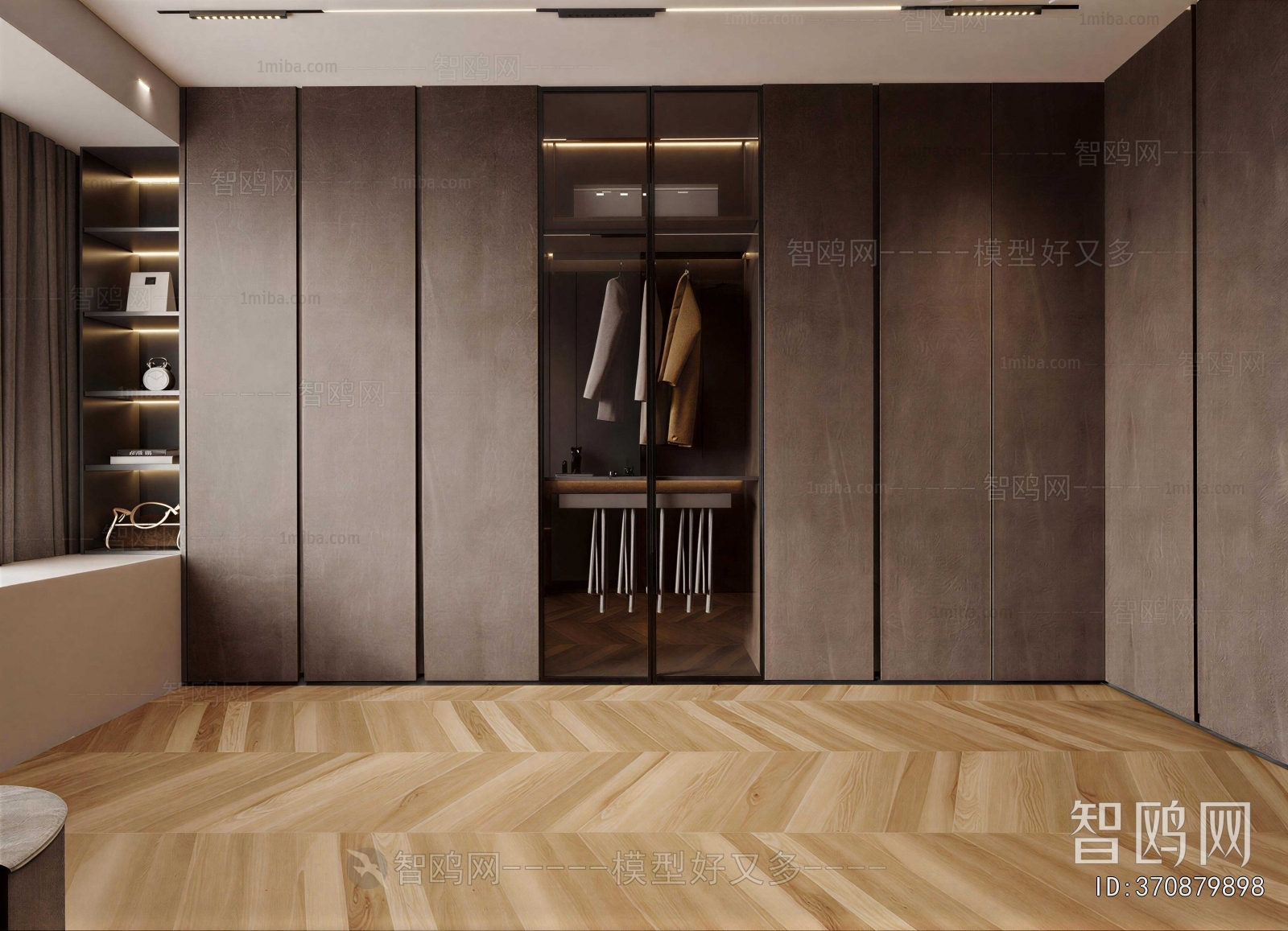 Modern Clothes Storage Area