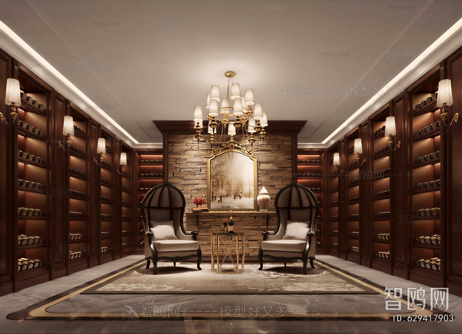 European Style Wine Cellar/Wine Tasting Room
