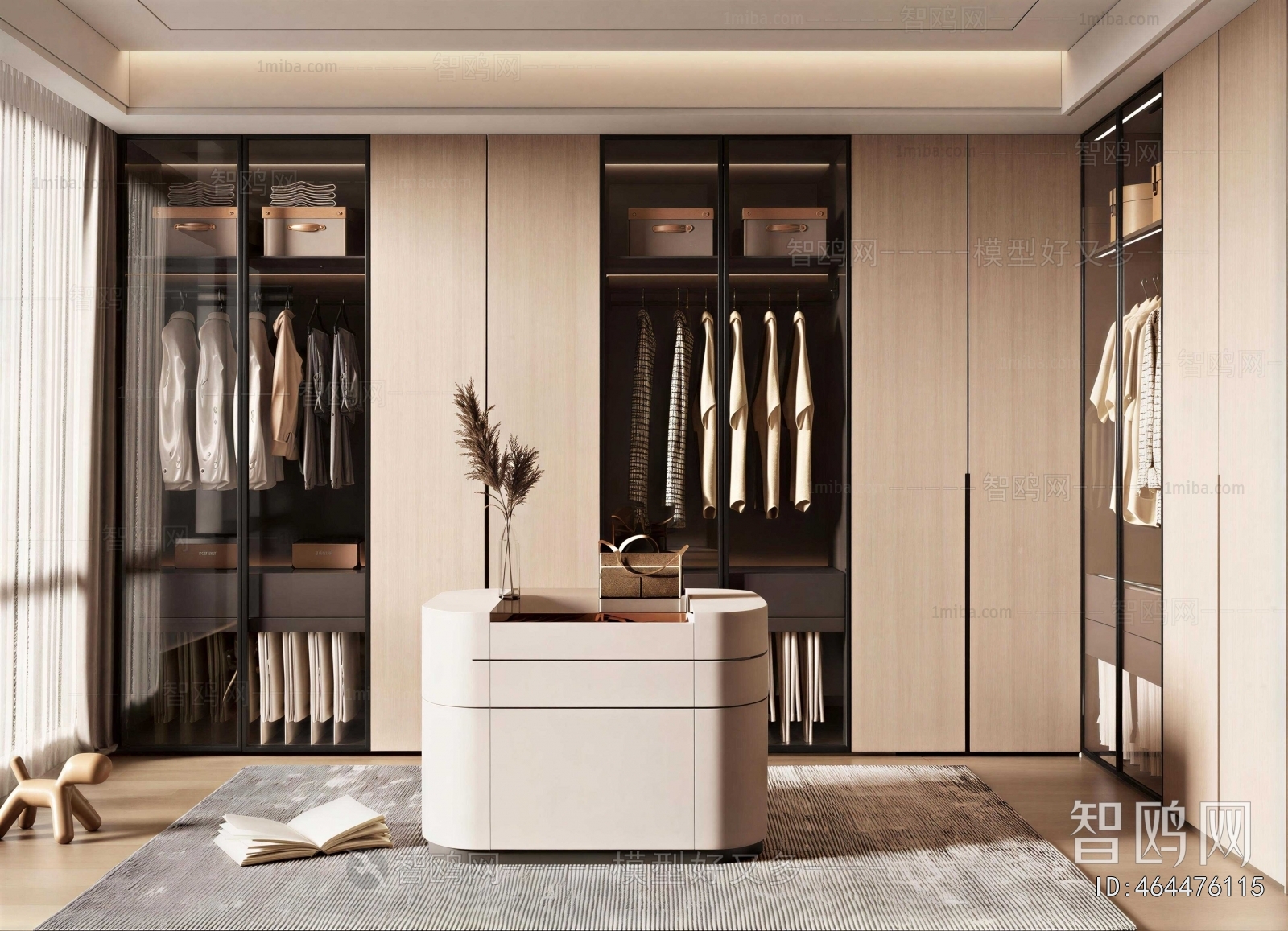 Modern Clothes Storage Area
