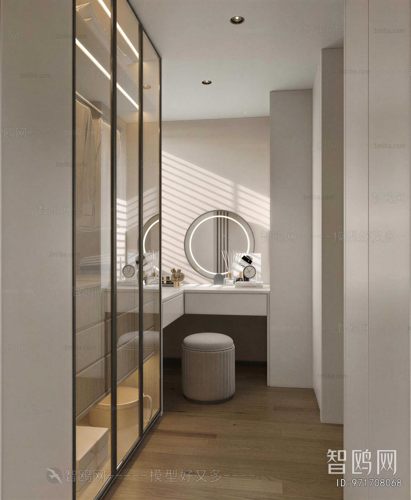 Modern Clothes Storage Area