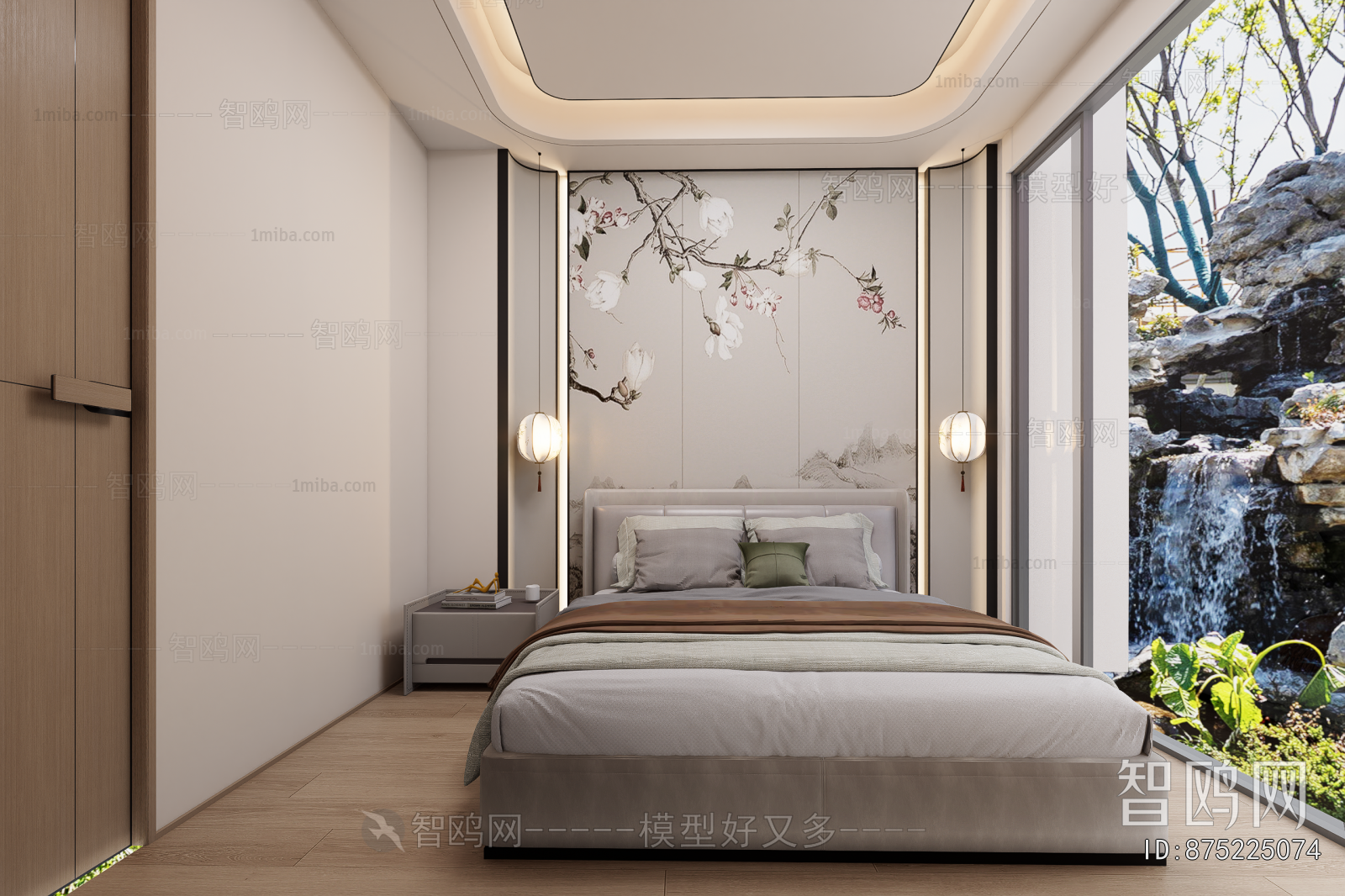 New Chinese Style Bedroom