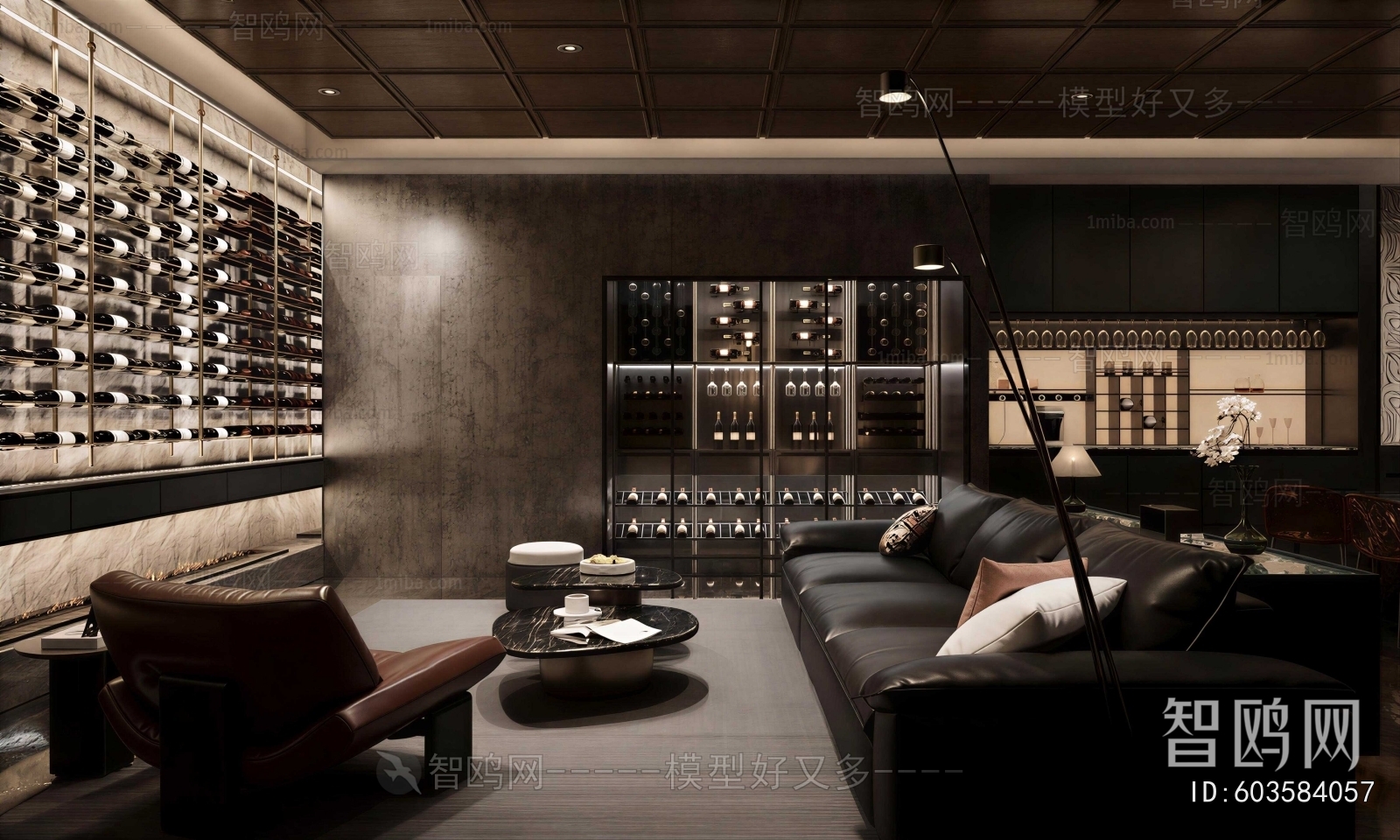 Modern Wine Cellar/Wine Tasting Room