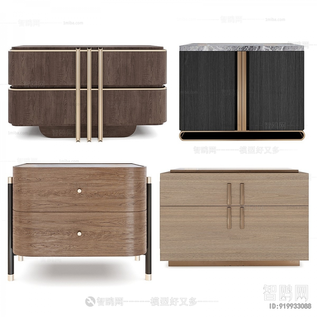 Modern Bedside Cupboard