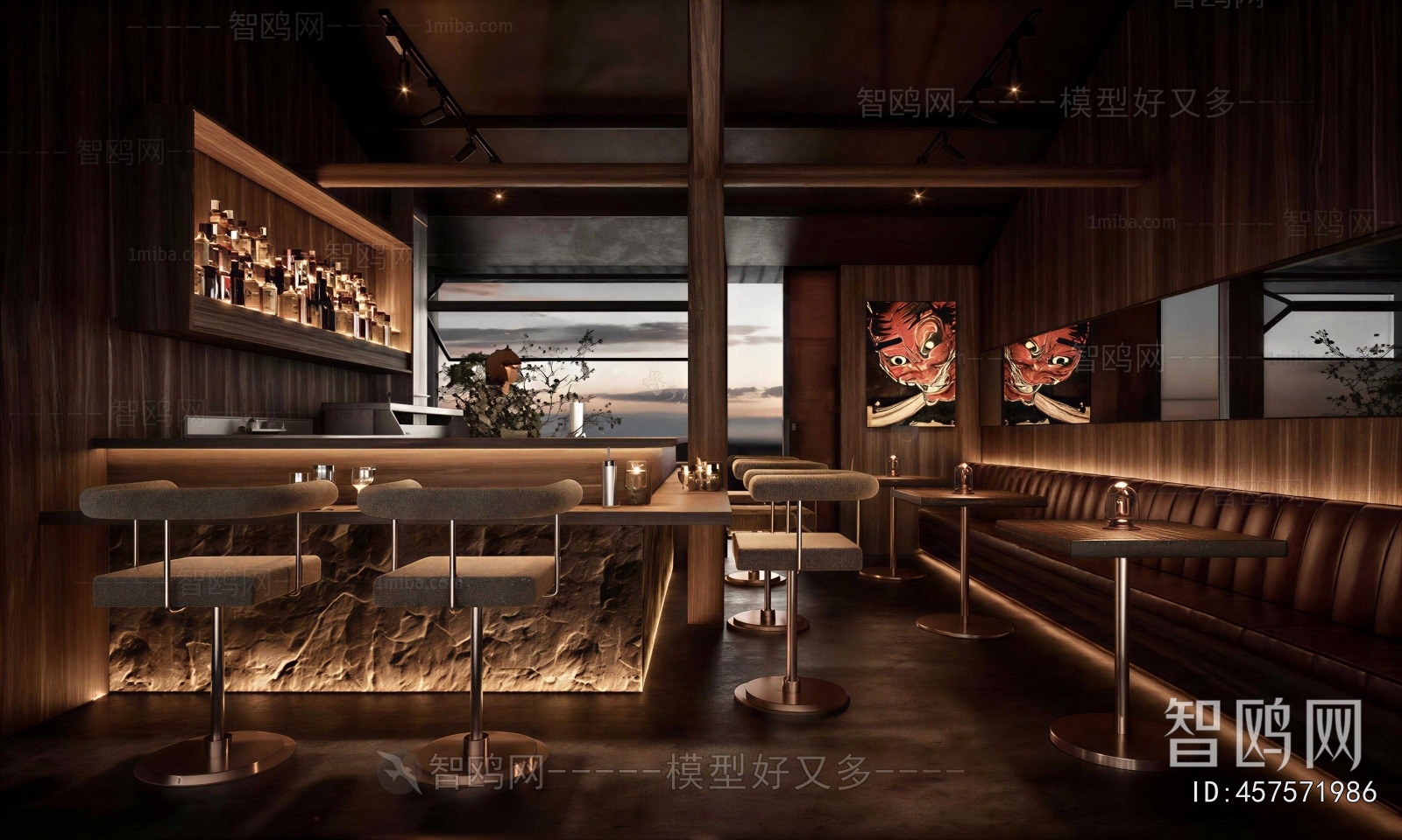 Industrial Style Bar