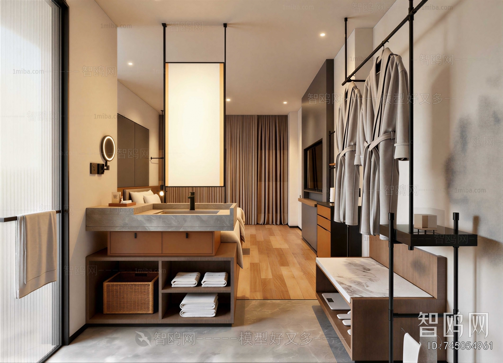Modern Guest Room