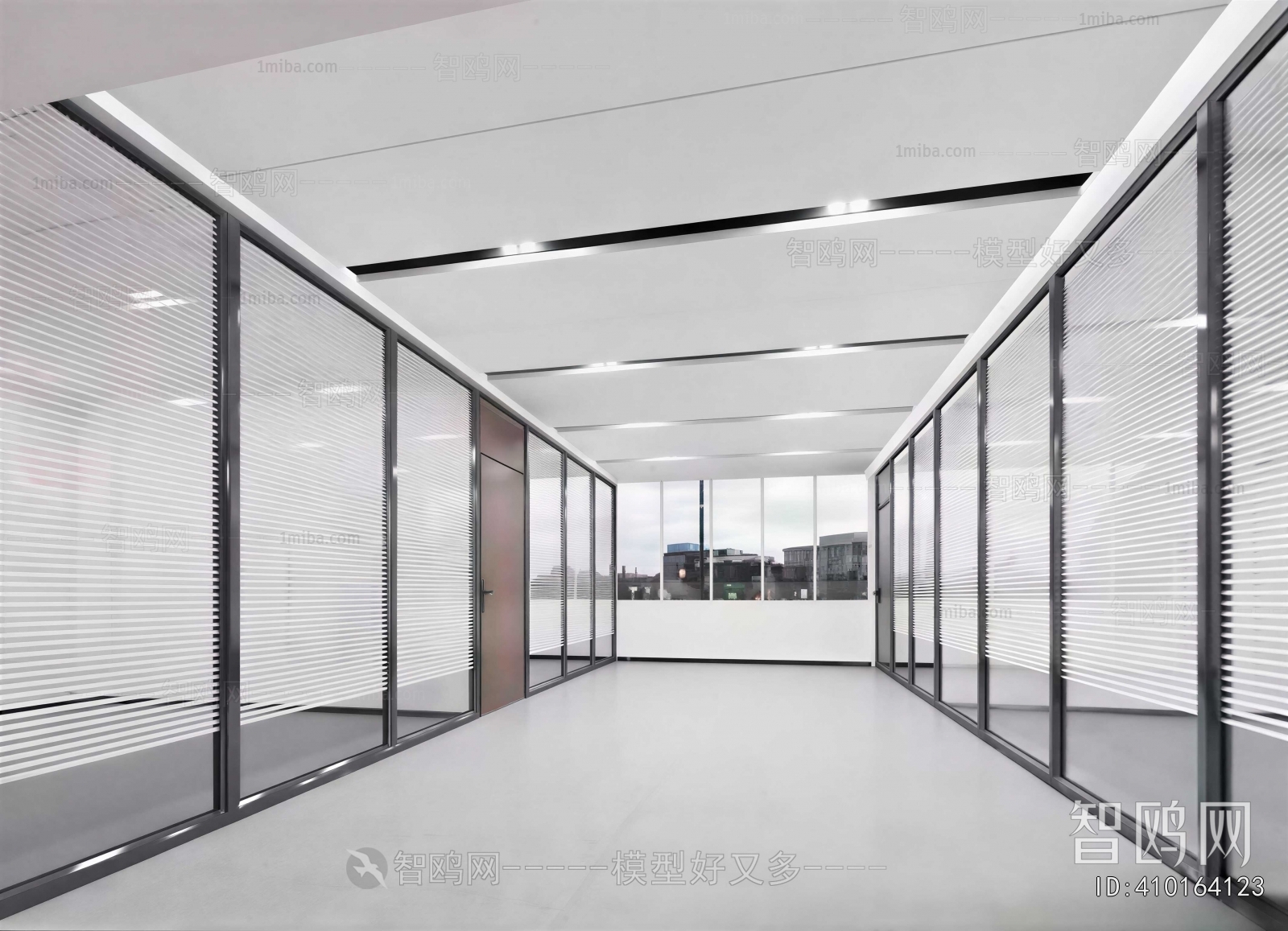 Modern Office Aisle