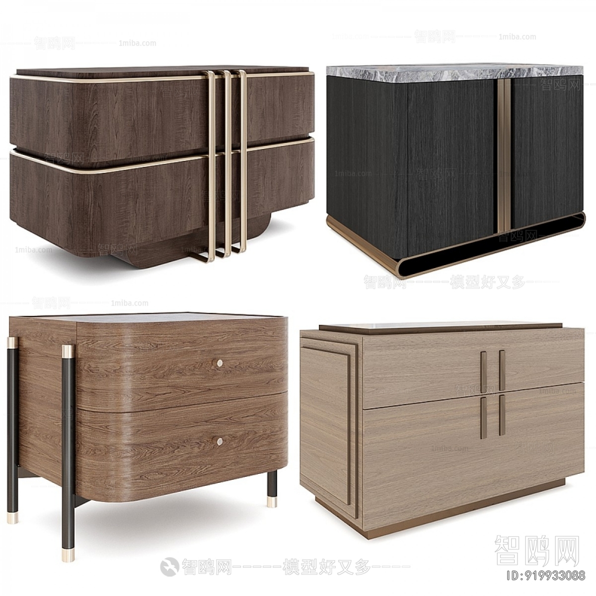 Modern Bedside Cupboard