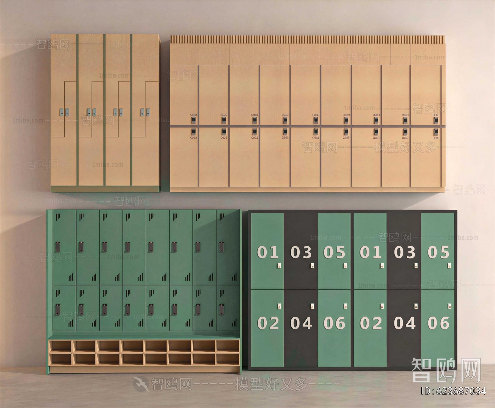 Modern Public Cabinet/lock Cabinet