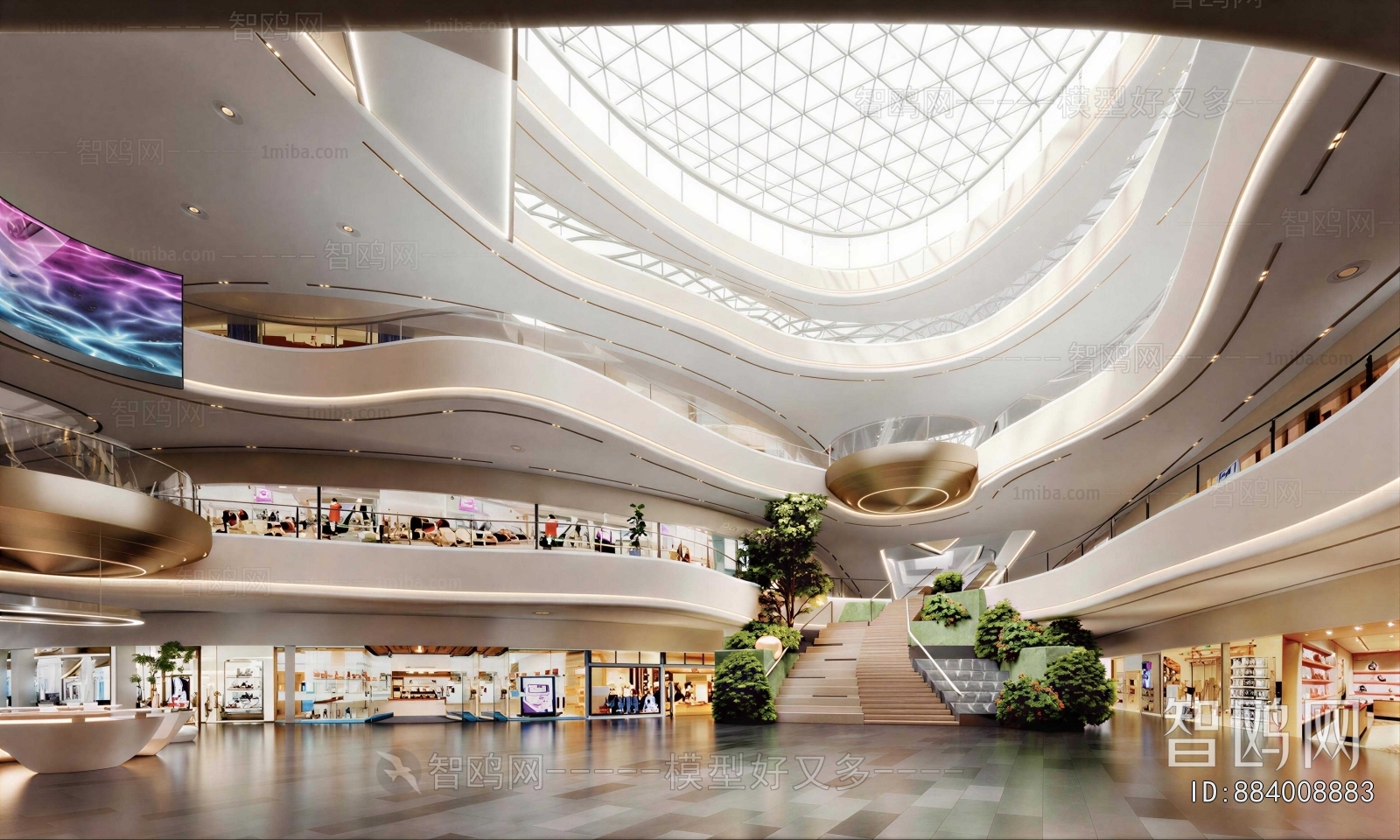 Modern Shopping Mall
