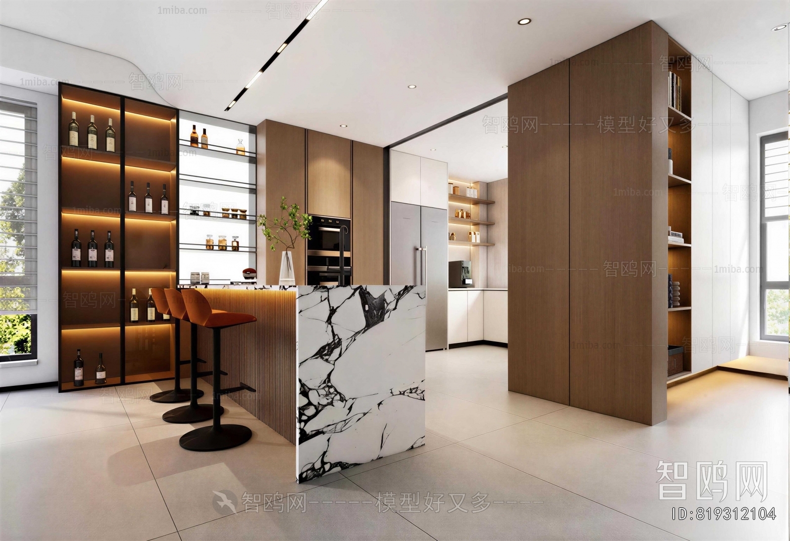 Modern Open Kitchen