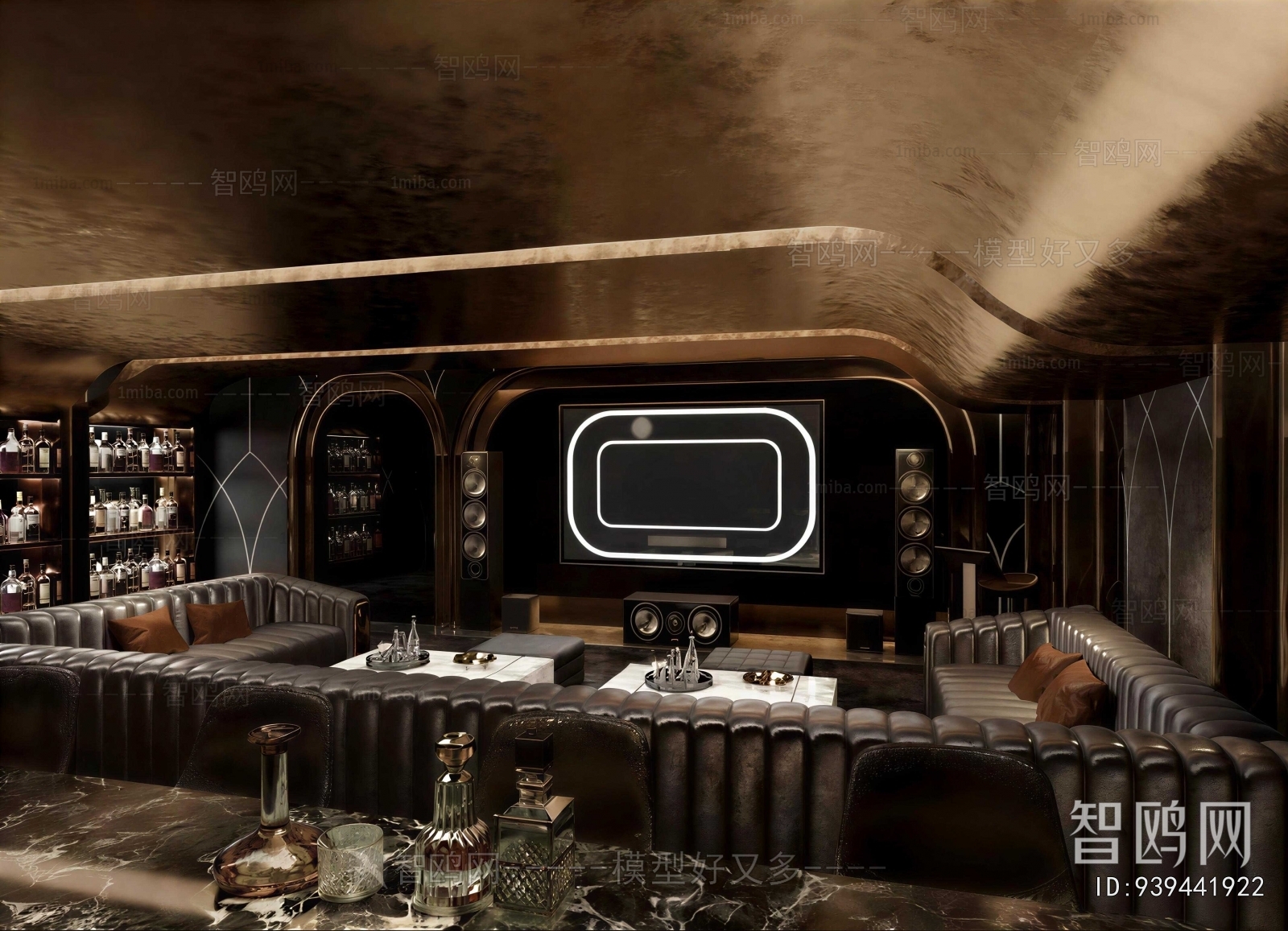 Modern Audiovisual Room