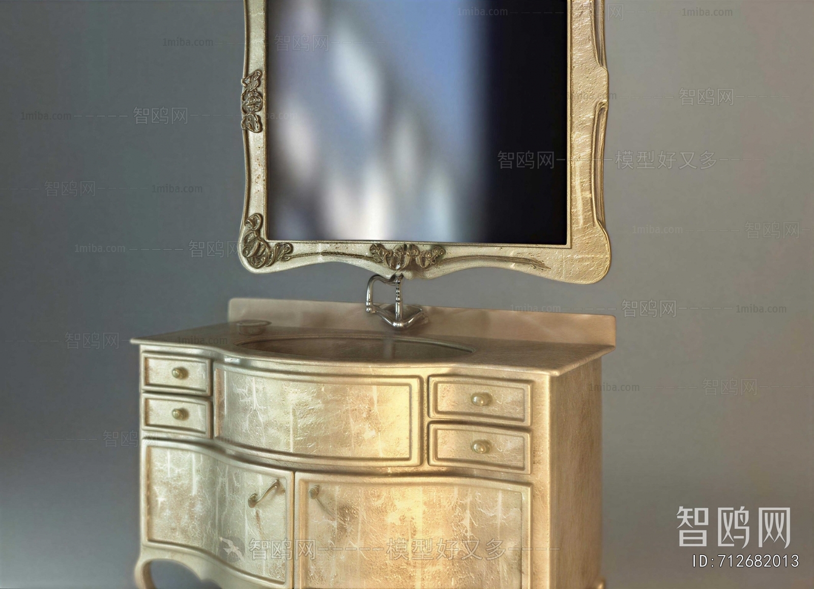 European Style Bathroom Cabinet