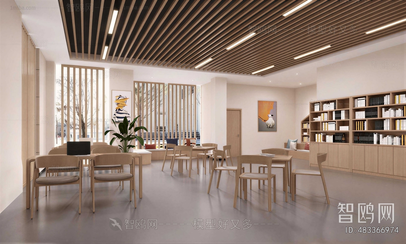 Modern Bookstore Book Bar
