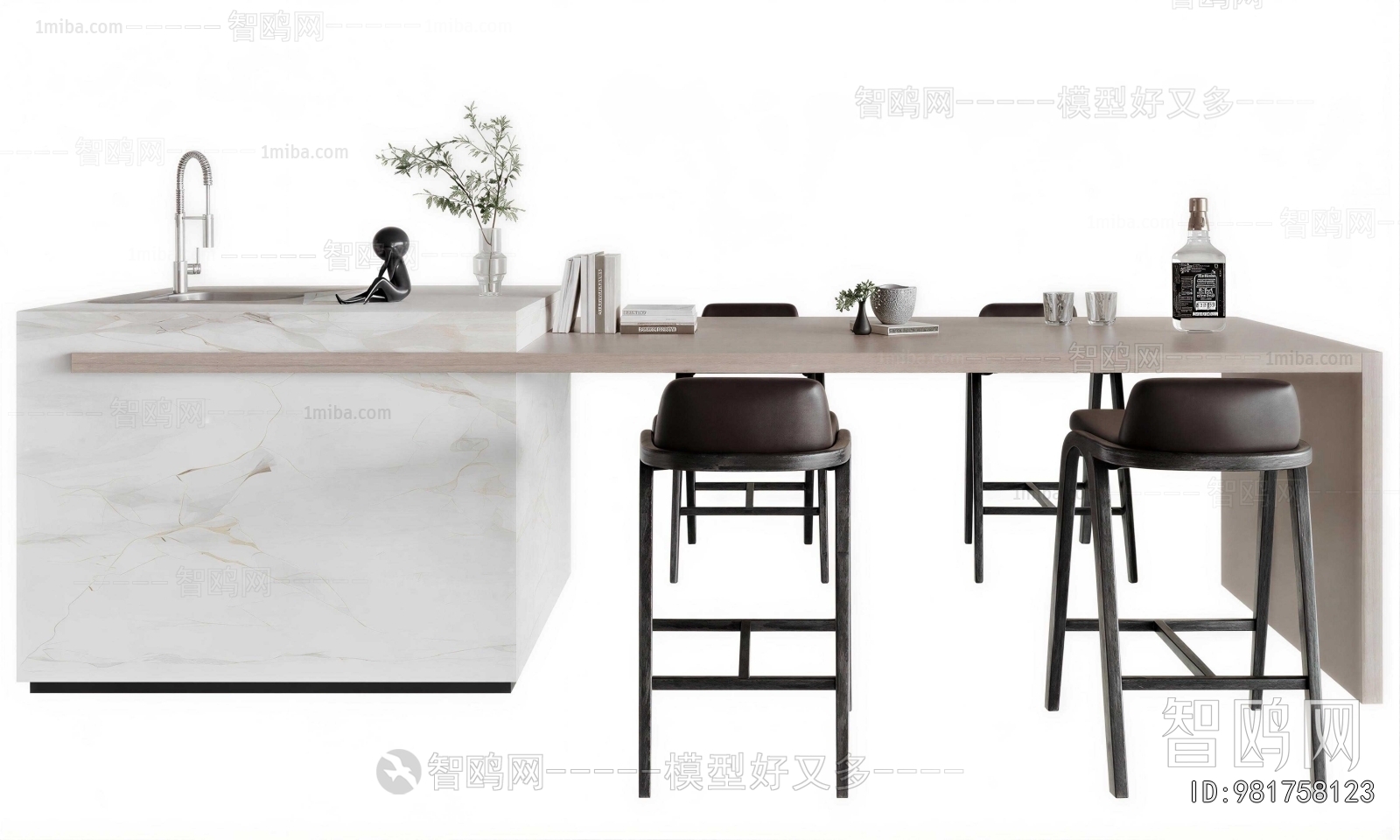 Modern Counter Bar