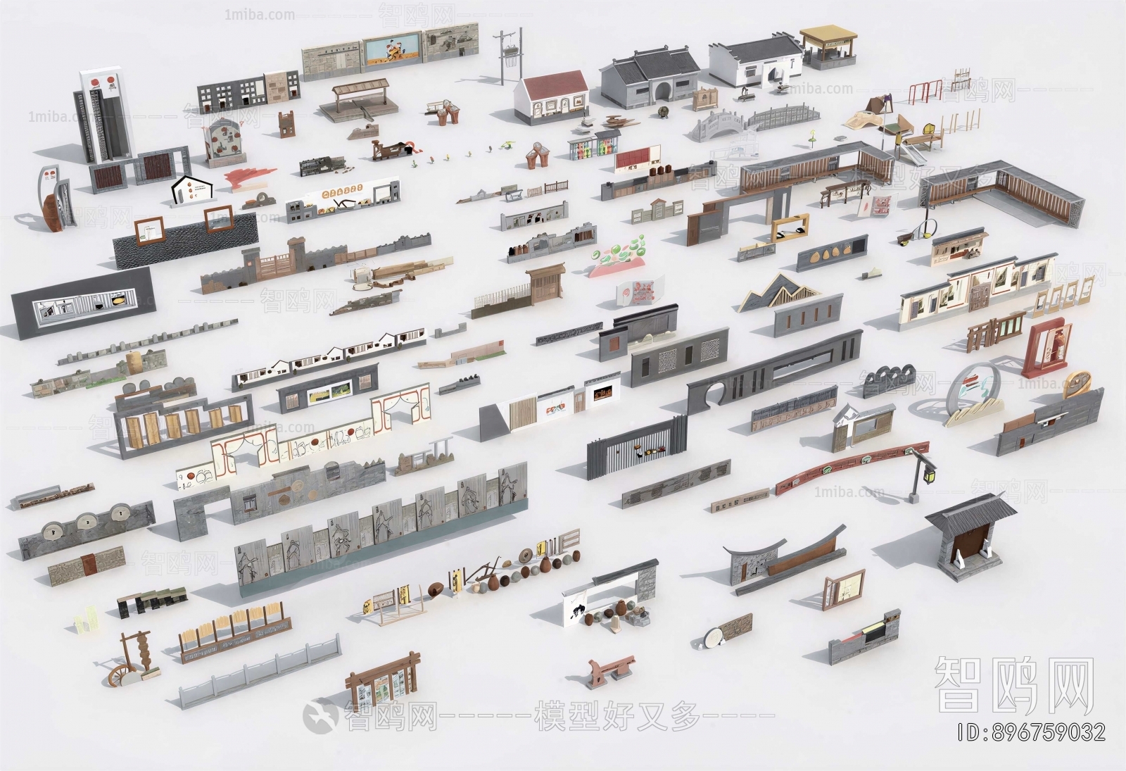 New Chinese Style Landscape Wall