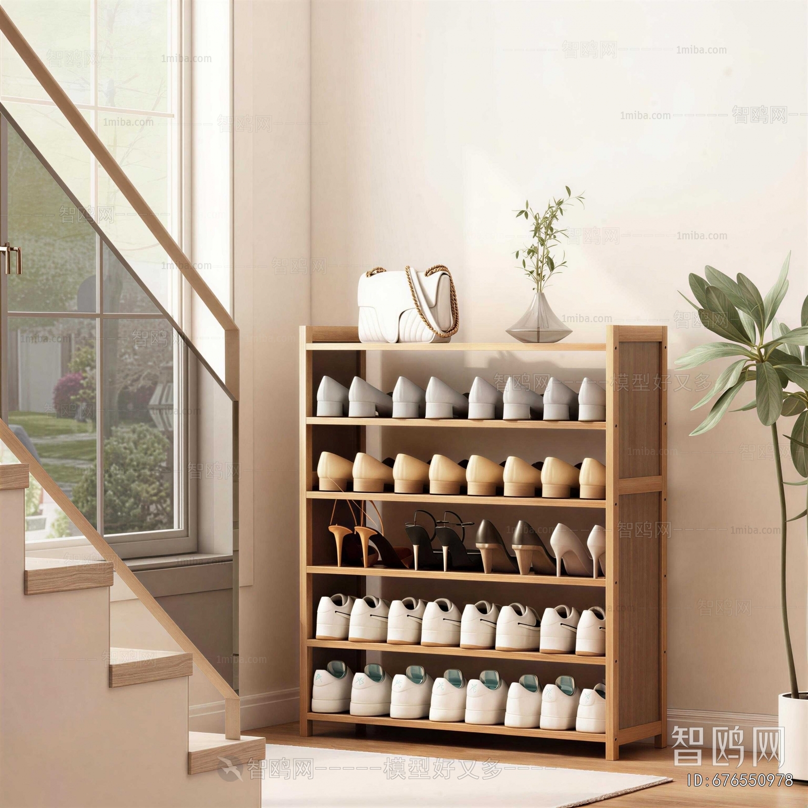 Modern Shoe Cabinet