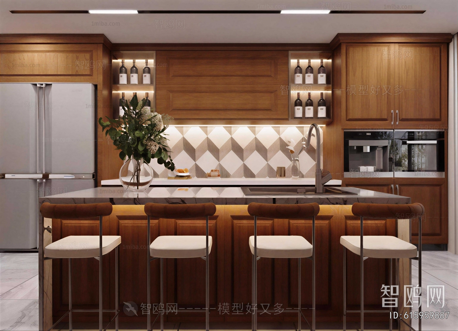 Modern Open Kitchen