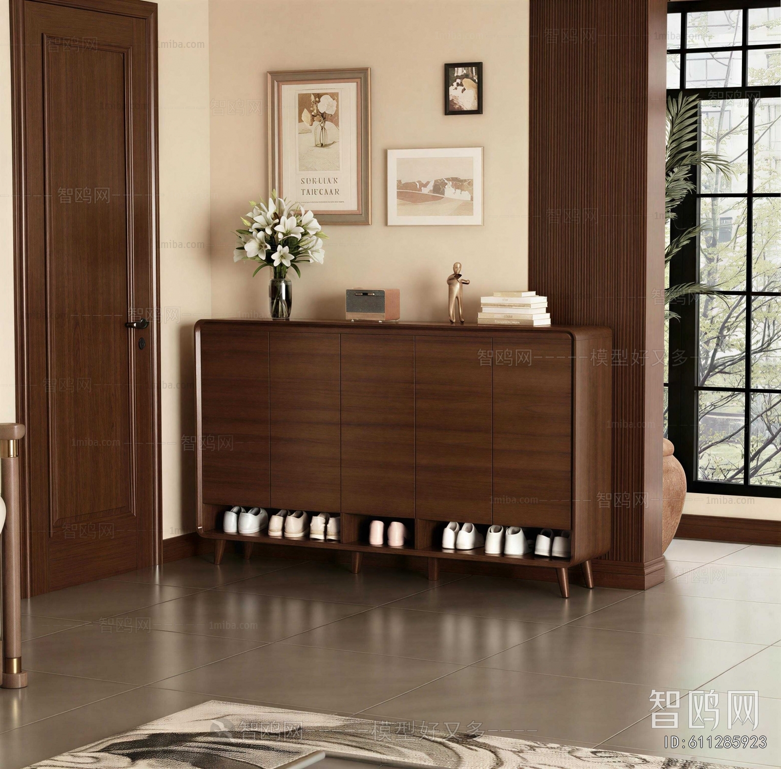 Modern Shoe Cabinet