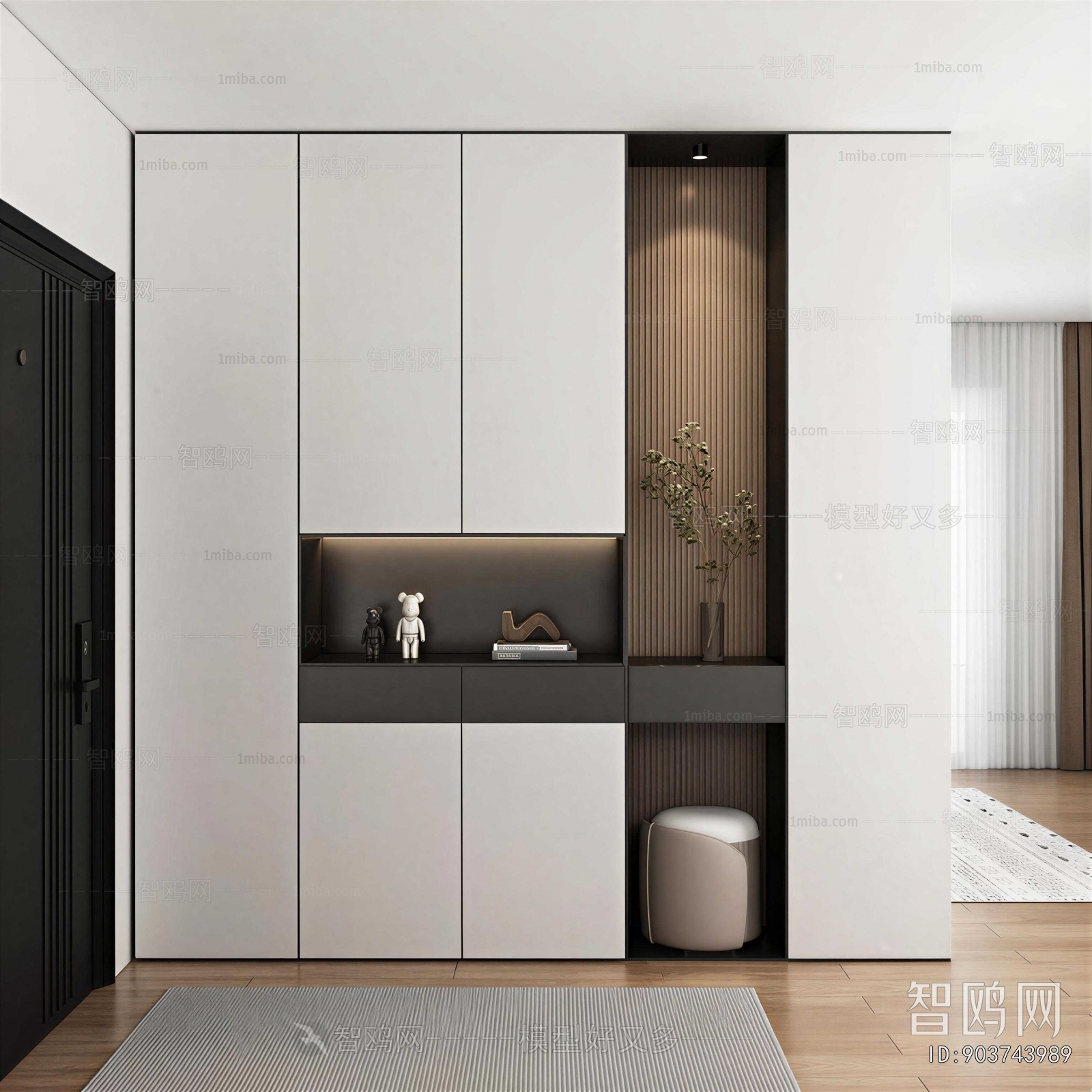 Modern Shoe Cabinet