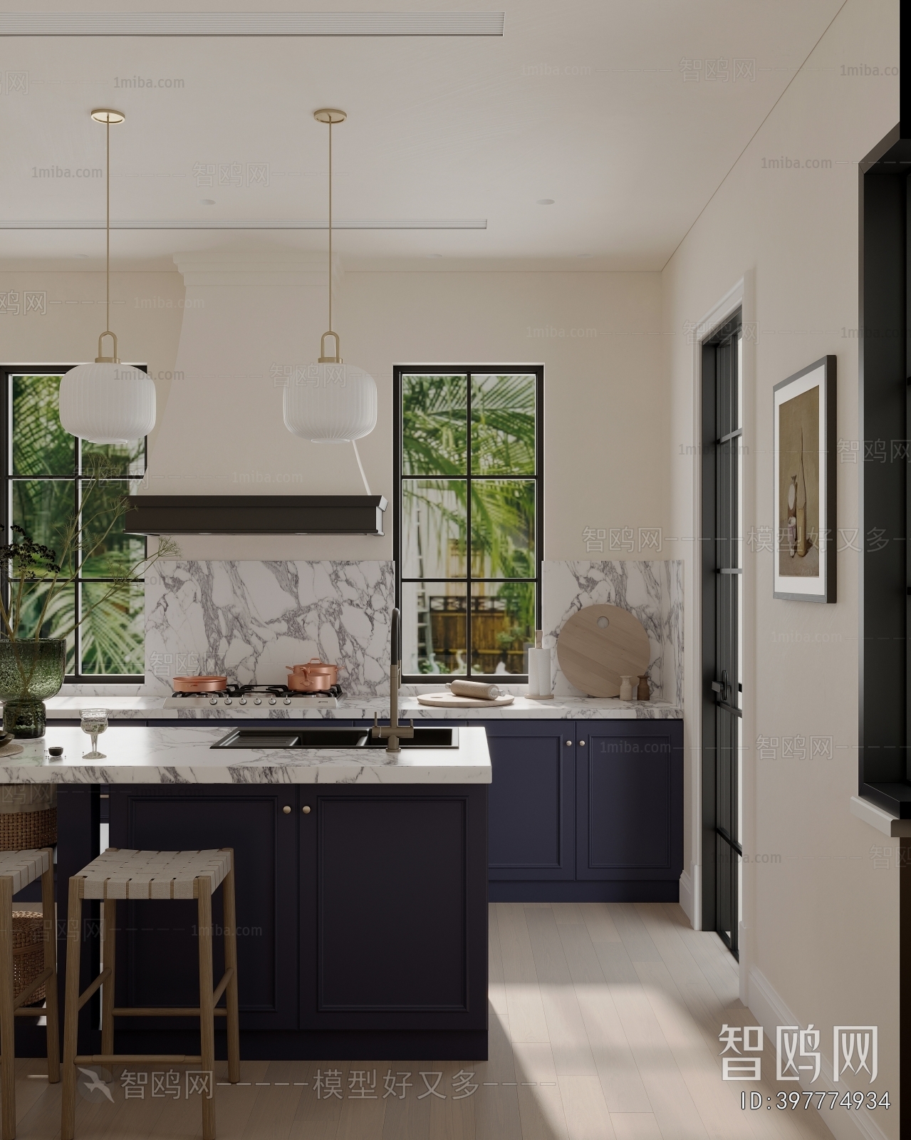 Modern Open Kitchen
