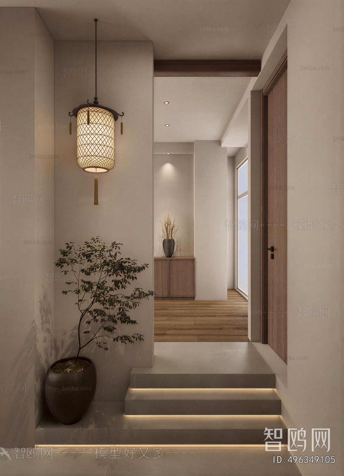 New Chinese Style Hallway