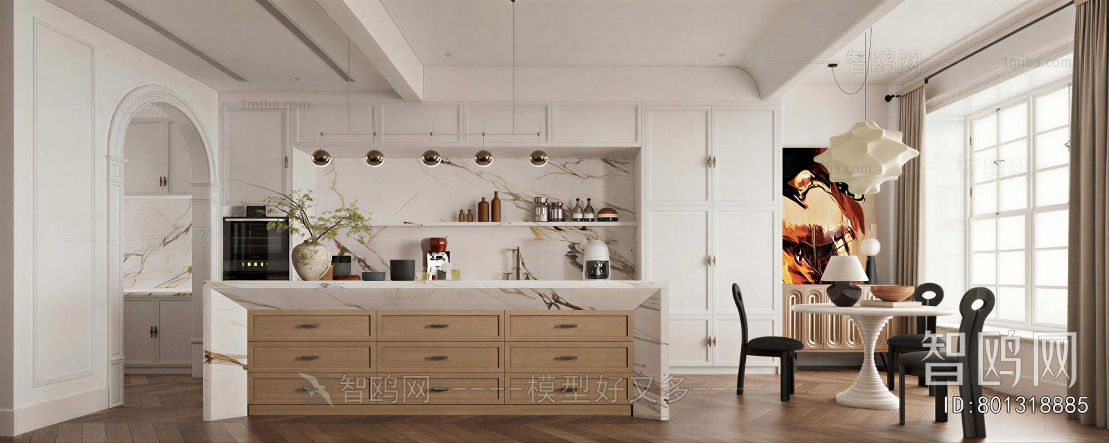 Modern Open Kitchen