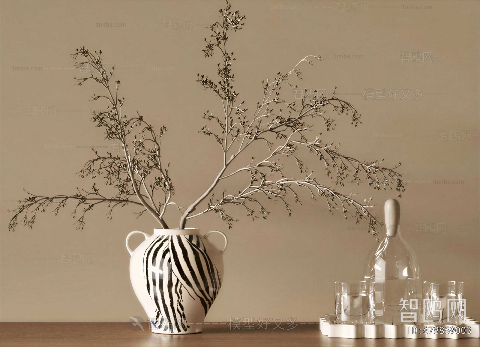 Modern Dried Branch