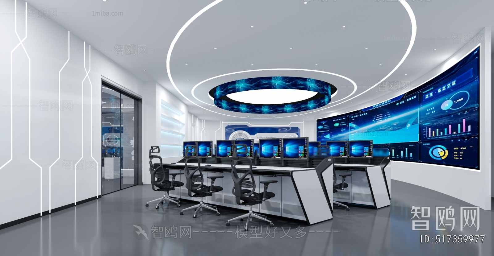 Modern Monitor Room