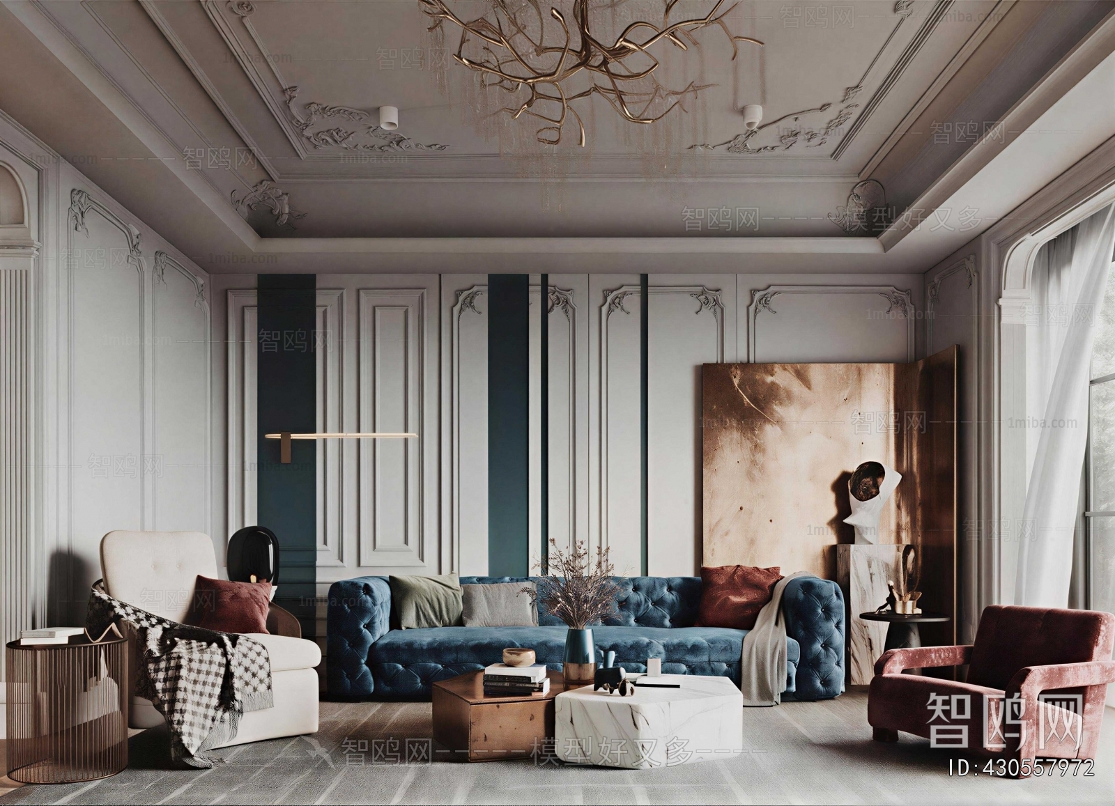French Style A Living Room
