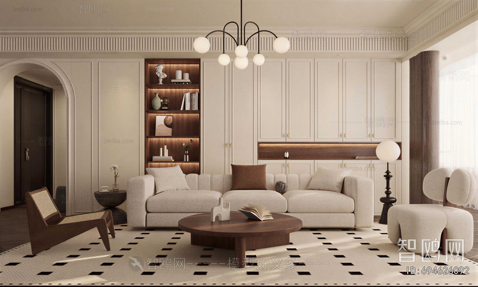 French Style A Living Room