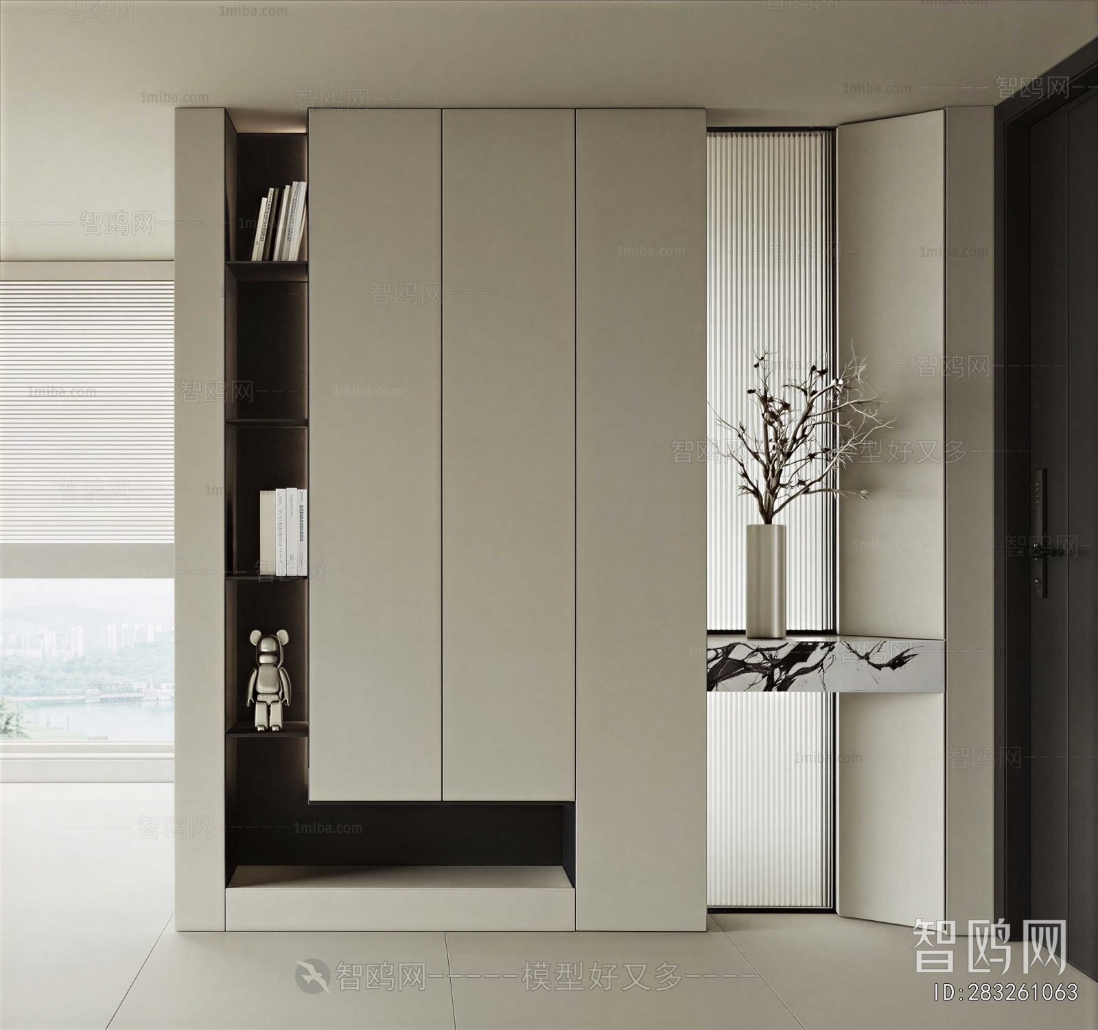 Modern Shoe Cabinet