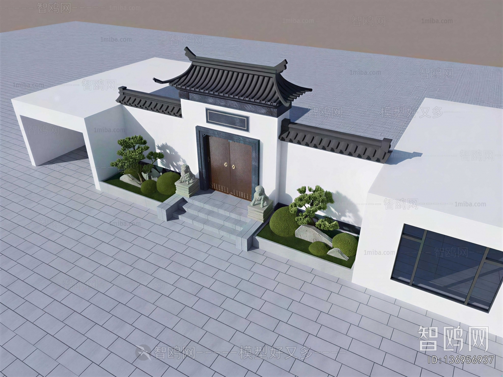 New Chinese Style Facade Element
