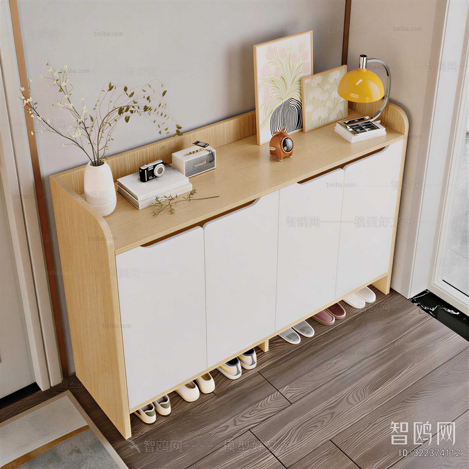 Modern Shoe Cabinet