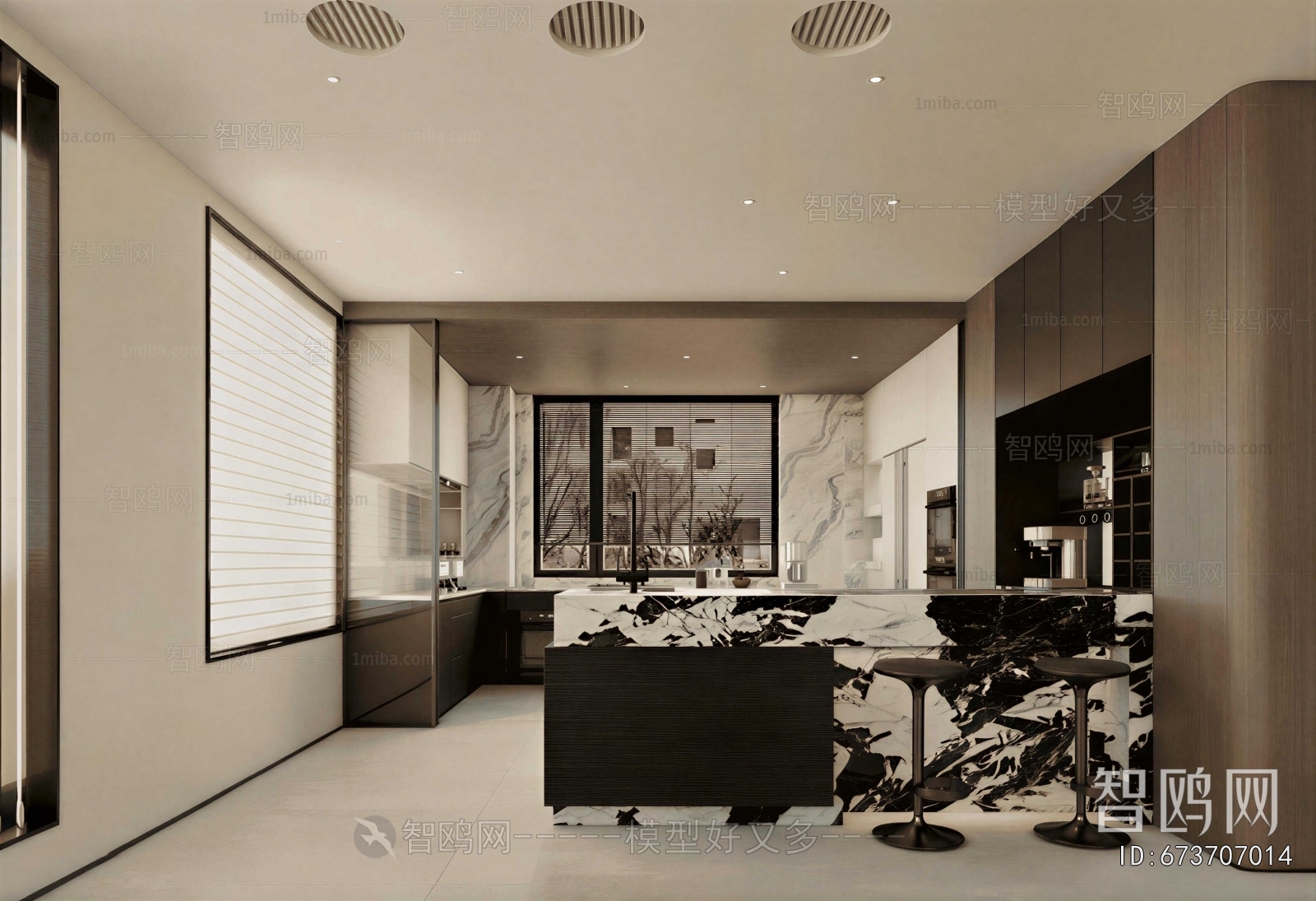 Modern Open Kitchen