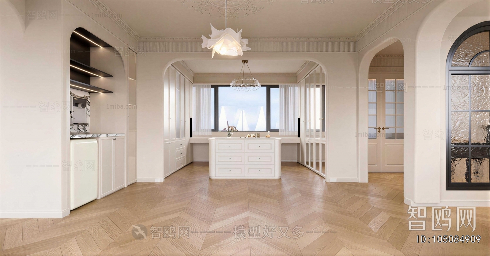 French Style Open Kitchen
