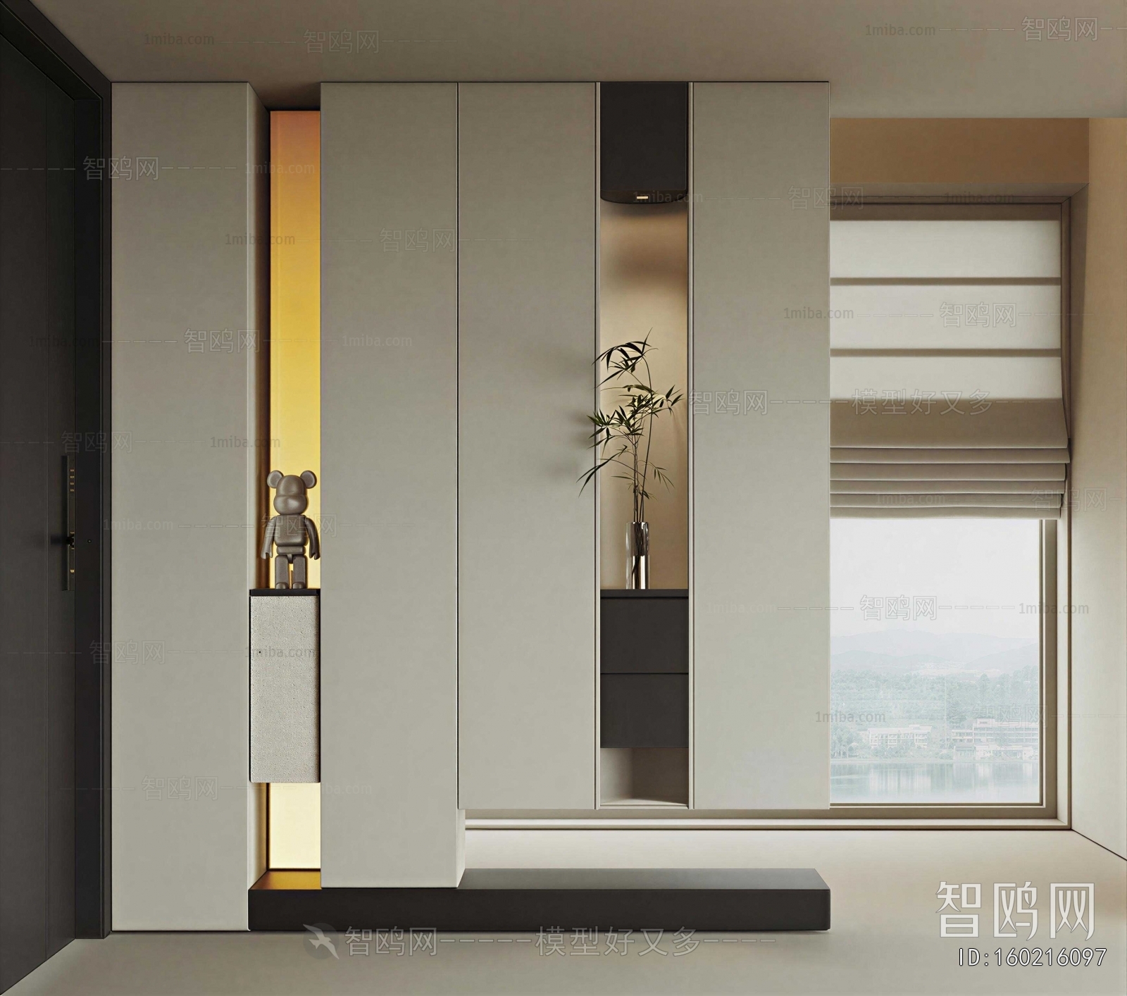 Modern Shoe Cabinet