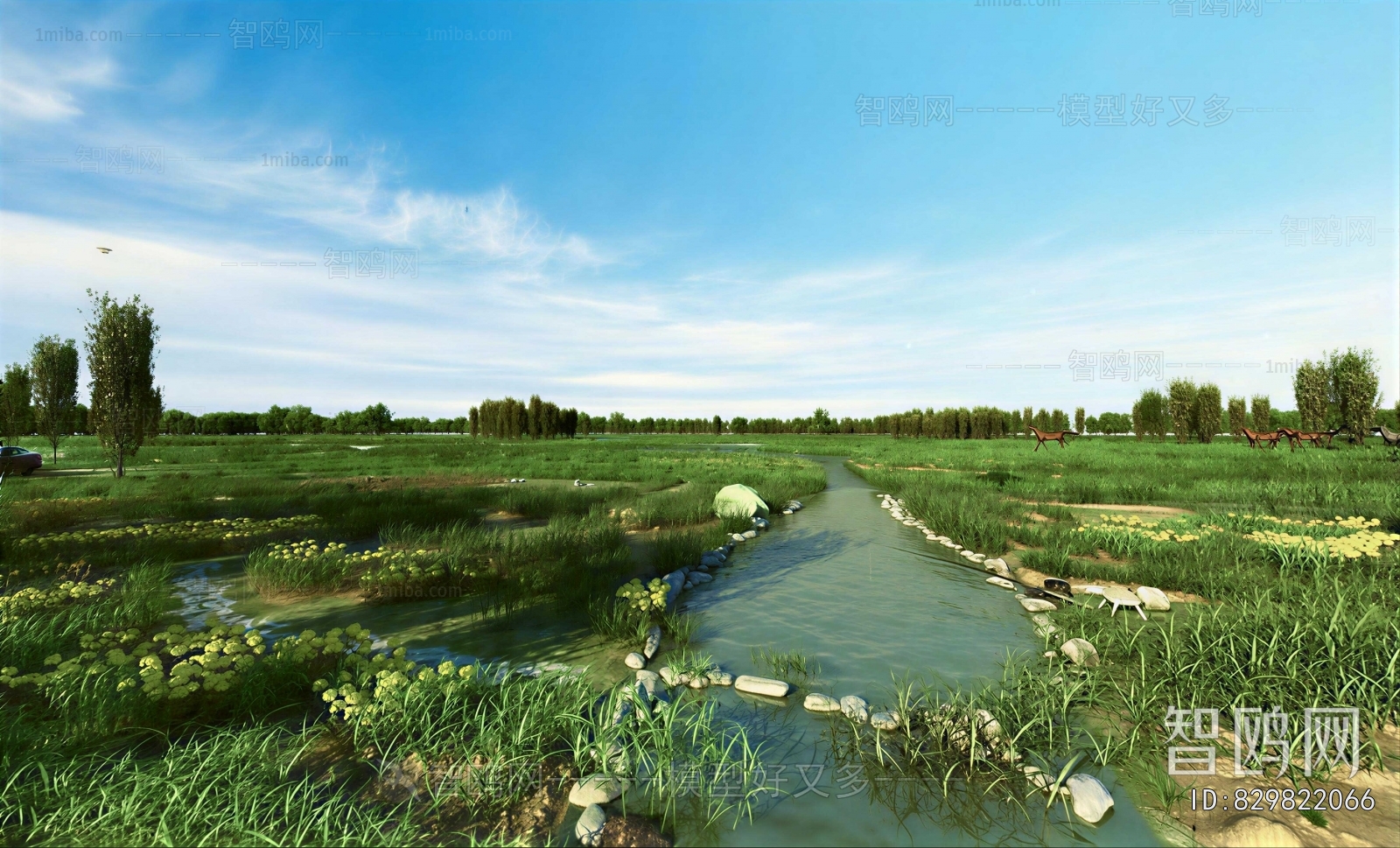 Modern Landscape