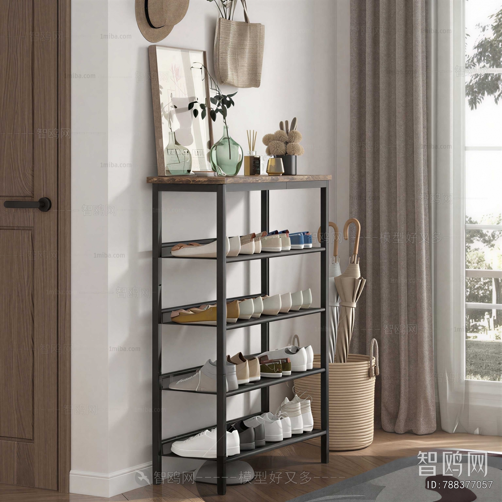 Modern Shoe Cabinet