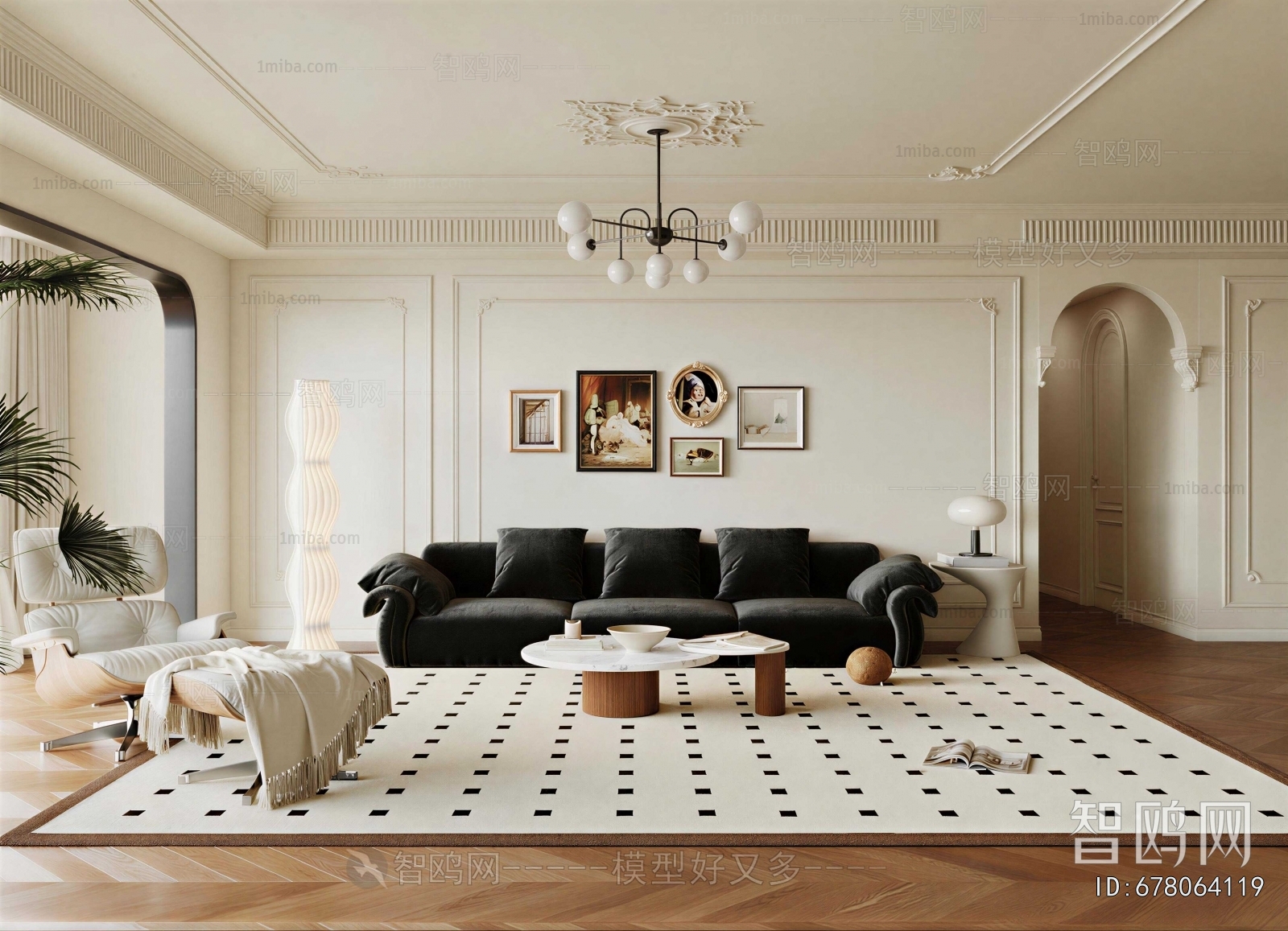 French Style A Living Room