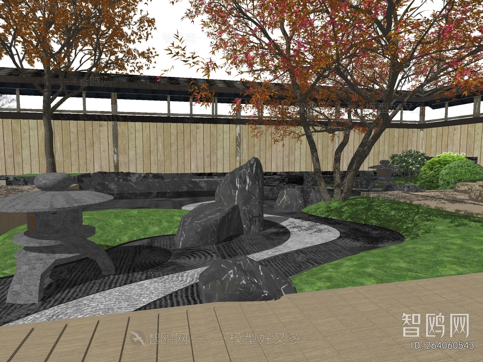 Japanese Style Courtyard/landscape