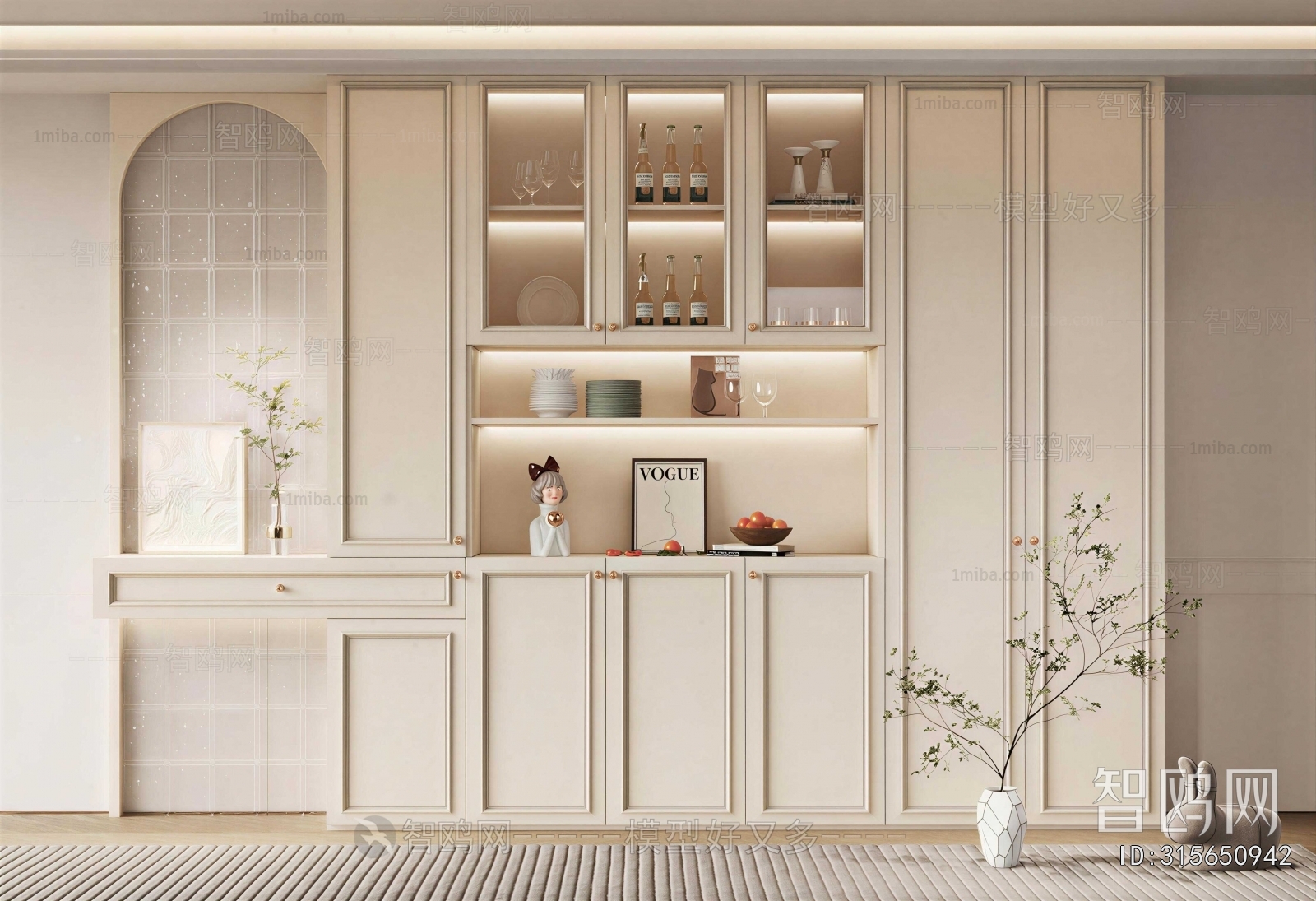 French Style Sideboard