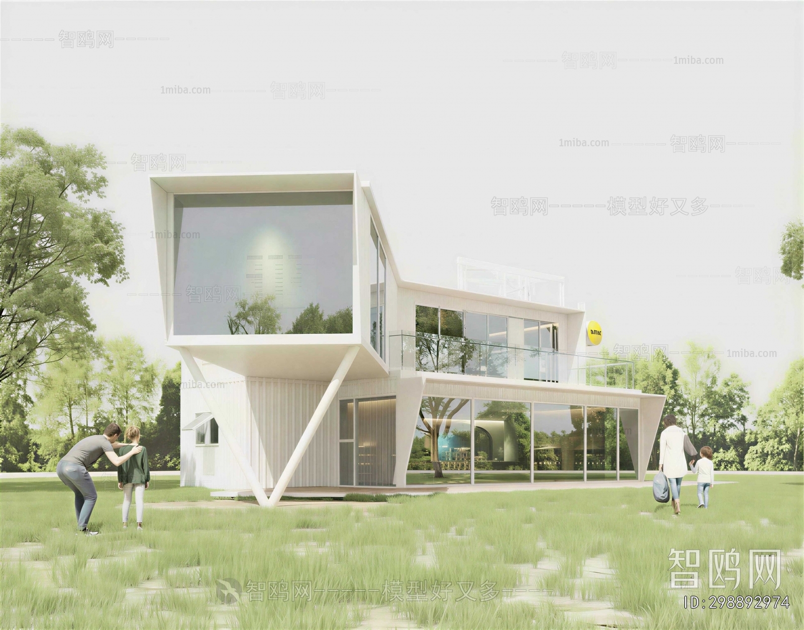 Modern Appearance Of Commercial Building