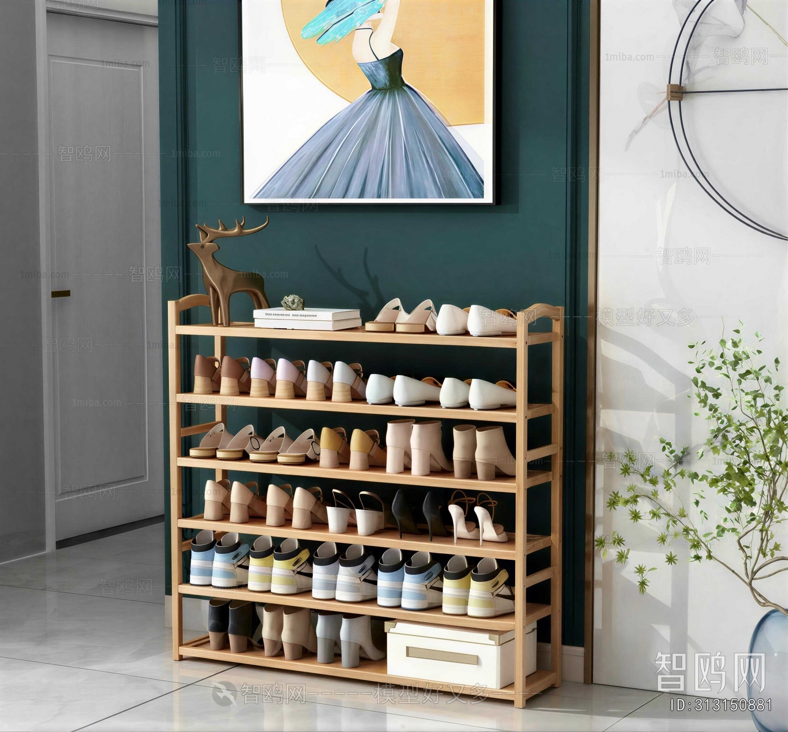 Modern Shoe Cabinet