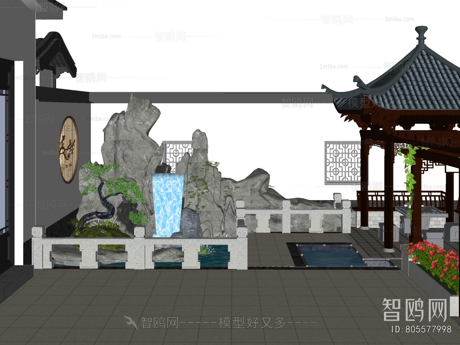 Chinese Style Courtyard/landscape