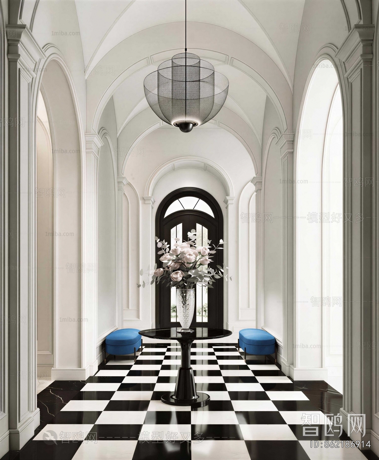European Style Hallway