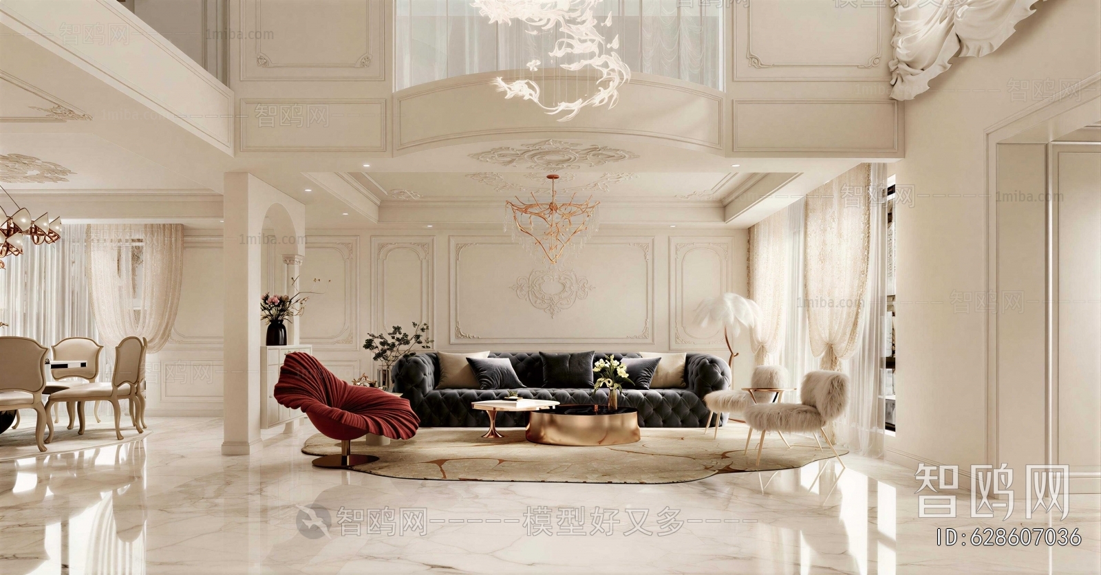 French Style A Living Room