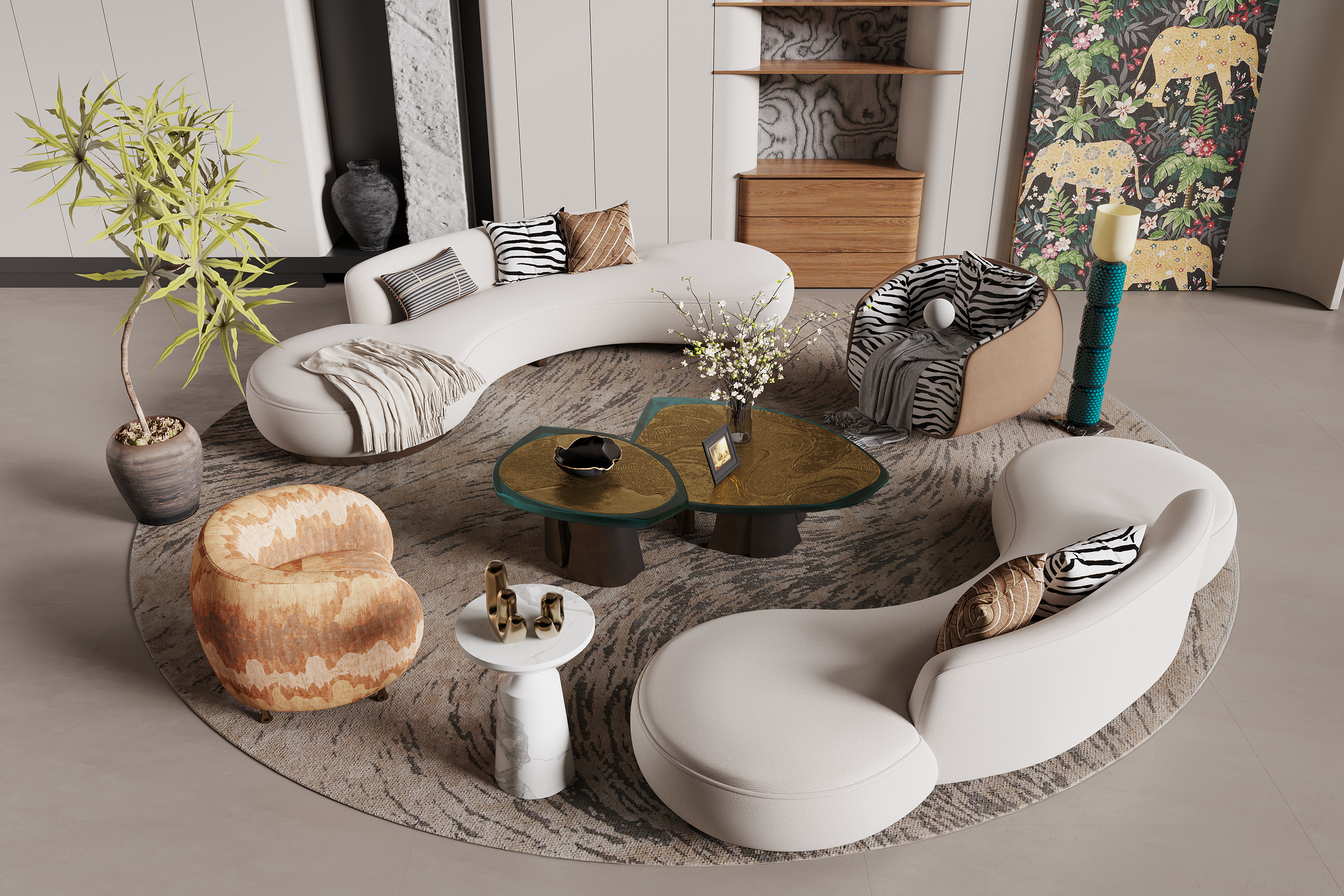 Modern Sofa Combination