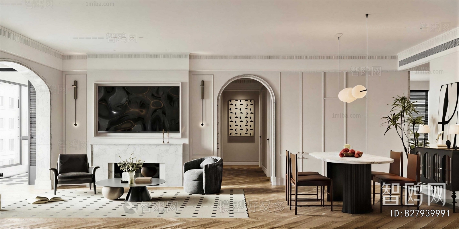 French Style A Living Room