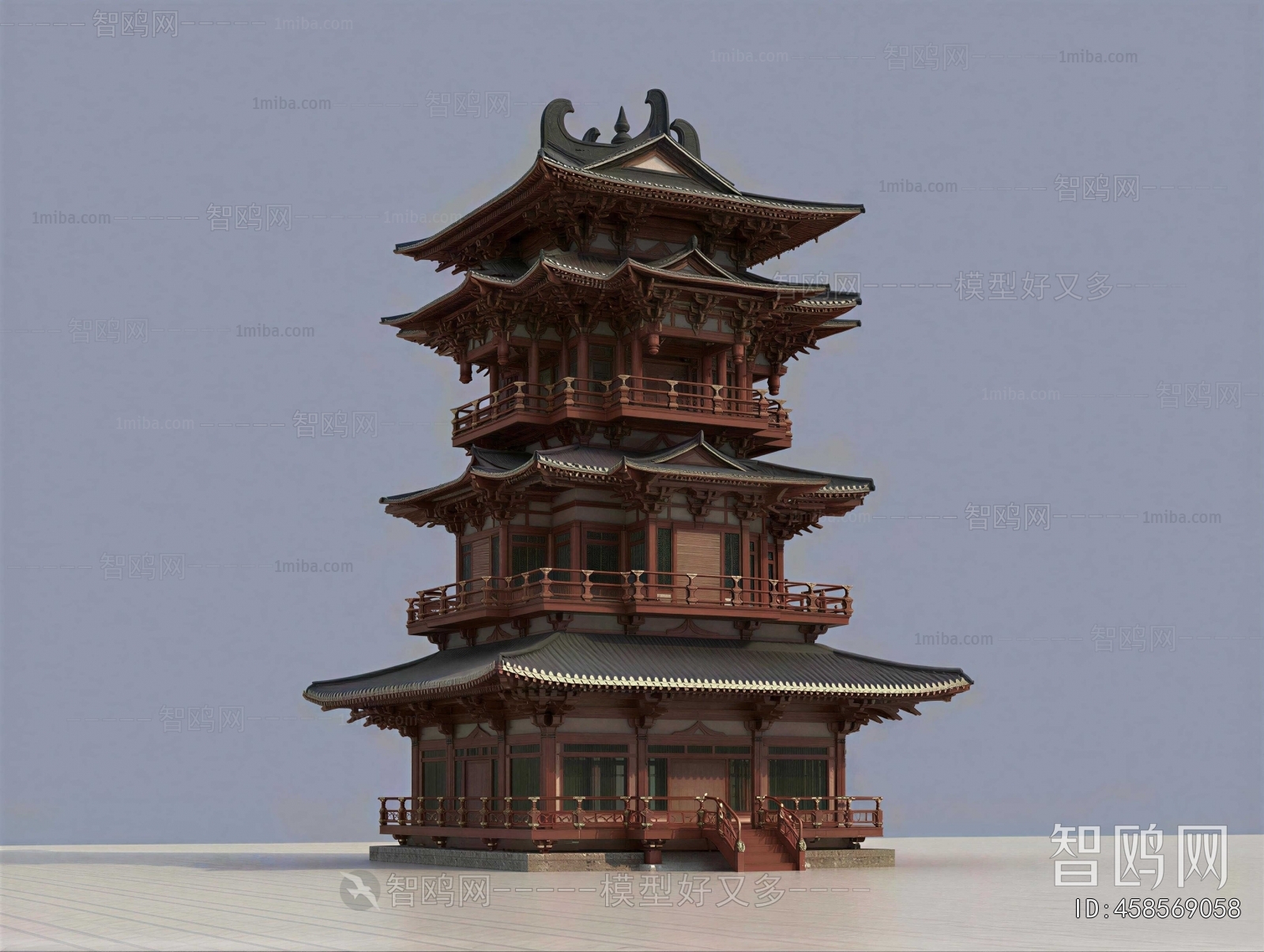 Chinese Style Ancient Architectural Buildings