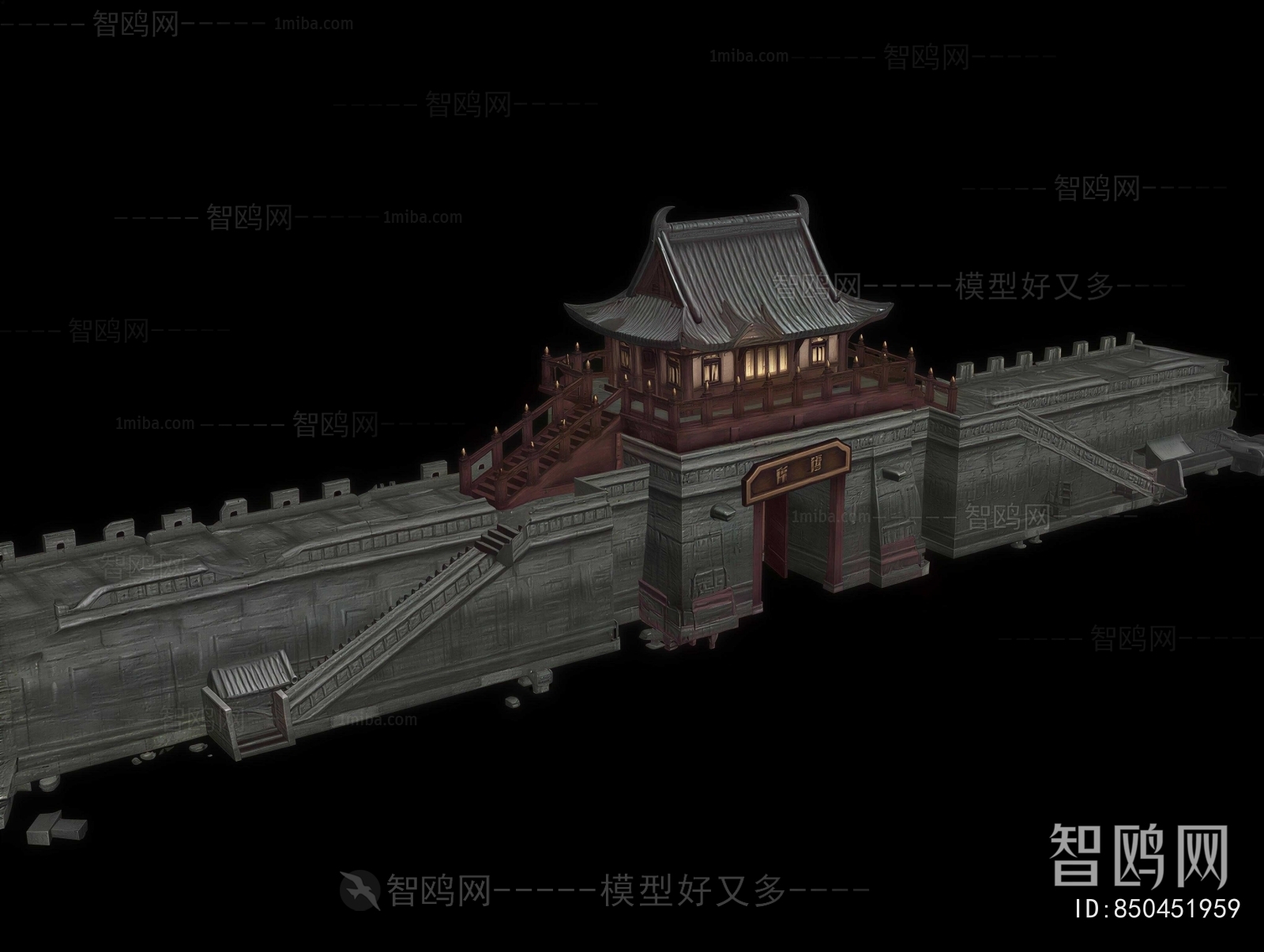 Chinese Style Ancient Architectural Buildings